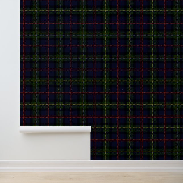 Tartan Pattern Plaid Rustic Elegant Wallpaper (Application)