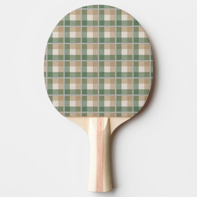 Tartan Ping-Pong Paddle (Front)