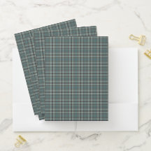 Tartan Plaid Blue, Black & Brown No. 58