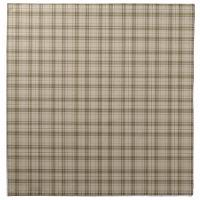 Tartan Plaid Brown, Beige & Green No. 59
