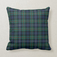 Tartan Plaid Clan Robertson Green Purple Check 