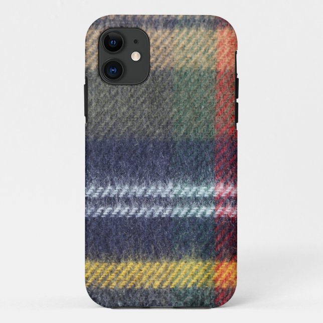 Tartan Plaid Cloth Fabric Pattern Case-Mate iPhone Case (Back)