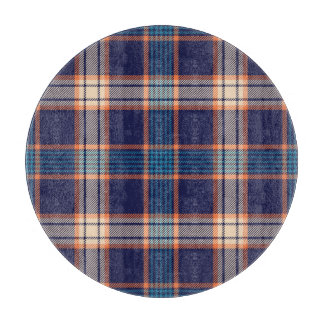 Tartan plaid, colorful navy texture. cutting board