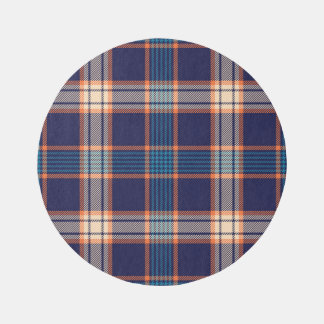 Tartan plaid, colorful navy texture. rug