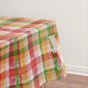 Tartan Plaid Custom outdoor party cook Events Tablecloth