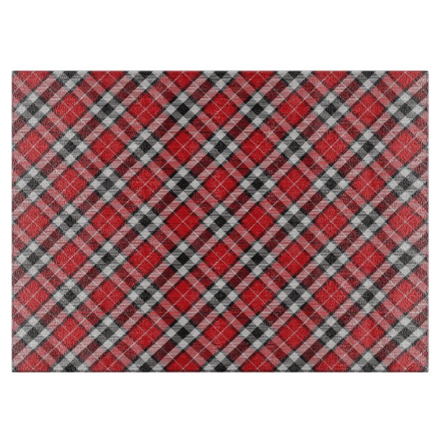 Tartan Plaid Cutting Board (Front)