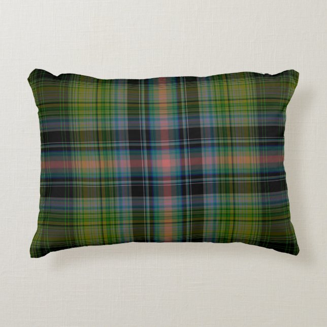 Tartan Plaid Decorative Pillow (Front)