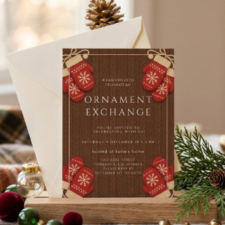 Tartan Plaid Elegant Script Holiday Party 2026 Invitation