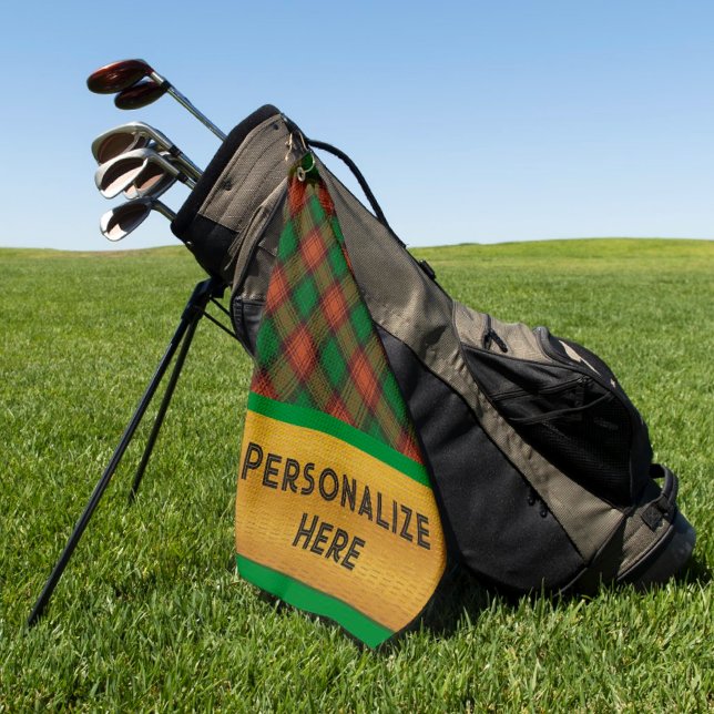 Tartan Plaid Golf Gifts for All  Towel (Creator Uploaded)