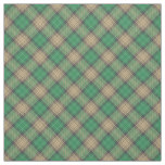 Tartan plaid green and grey retro pattern scottish fabric