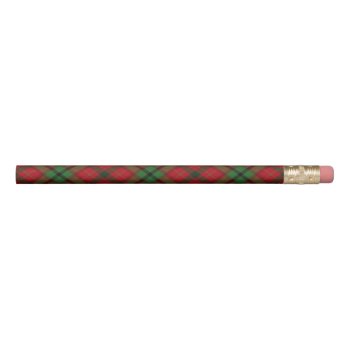 Tartan Plaid Holiday Festive Christmas Pencil by Home_Sweet_Holiday at Zazzle