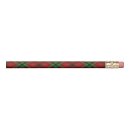 Tartan Plaid Holiday Festive Christmas Pencil