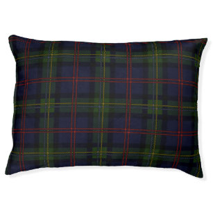  Tartan Plaid Malcolm Check Family Dog Pet Bed