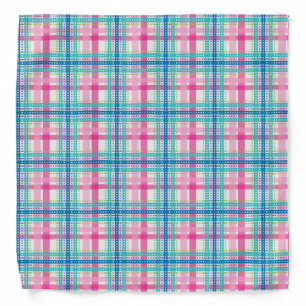 Tartan, plaid pattern bandana