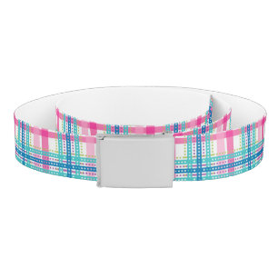 Tartan, plaid pattern belt