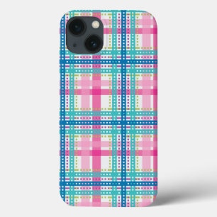 Tartan, plaid pattern iPhone 13 case