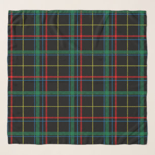 Tartan Plaid Pattern, Green, Scarf