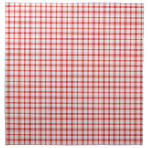 Tartan plaid pattern napkin