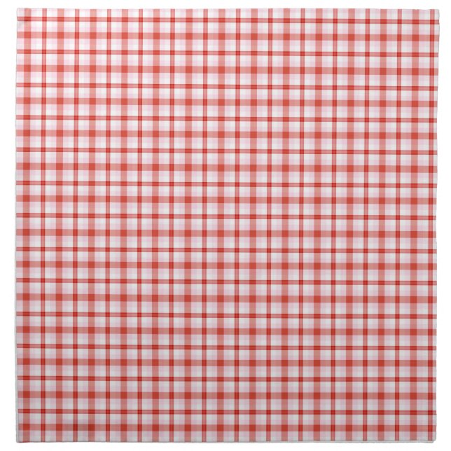 Tartan plaid pattern napkin (Front)