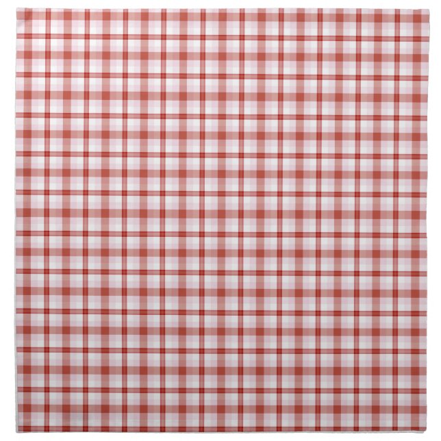 Tartan plaid pattern napkin (Front)