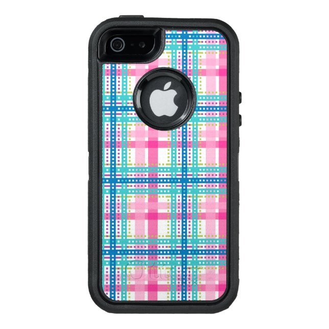 Tartan, plaid pattern otterbox iPhone case (Back)