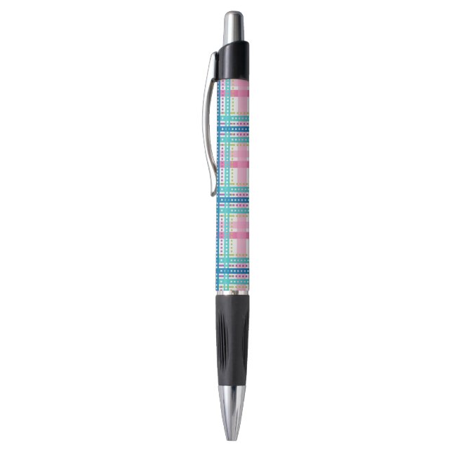 Tartan, plaid pattern pen (Top (Vertical))