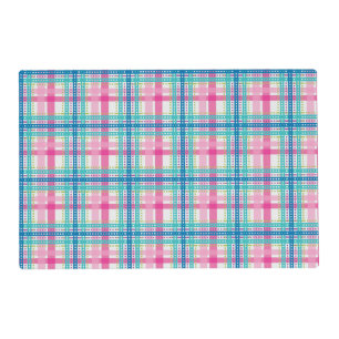 Tartan, plaid pattern placemat