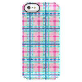 Tartan, plaid pattern permafrost iPhone SE/5/5s case