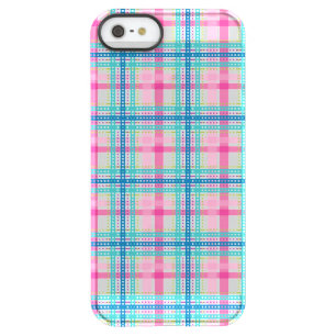 Tartan, plaid pattern permafrost iPhone SE/5/5s case