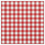 Tartan plaid picnic red cage pattern red white fabric