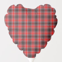 Tartan Plaid Red, Black & White No. 62