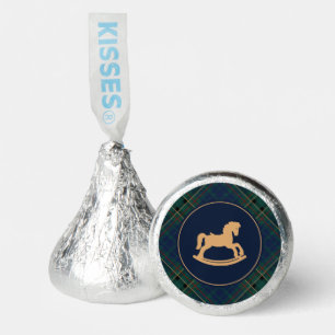 Tartan Plaid Rocking Horse Chocolate Hershey®'s Kisses®
