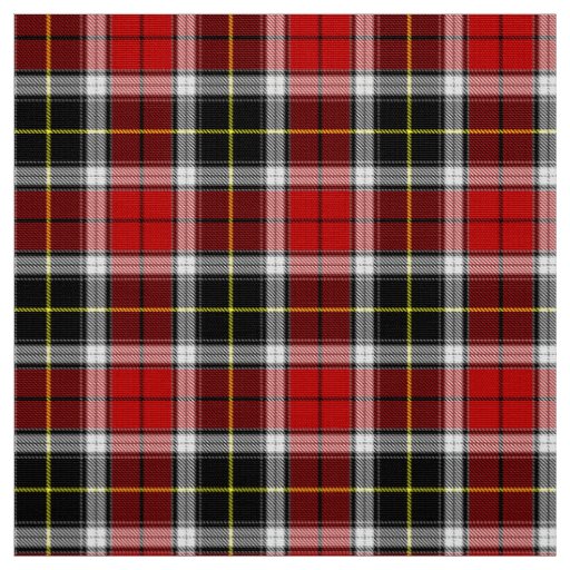 Tartan Plaid Scotland Clan Red Macgregor Royal Fabric