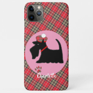 Tartan Plaid Scottie Dog Cute Dog Personalized iPhone 11 Pro Max Case