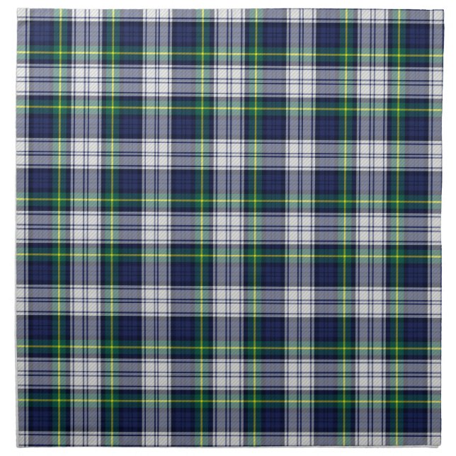 Tartan,plaid,Scottish plaid,  Cloth Napkin (Front)