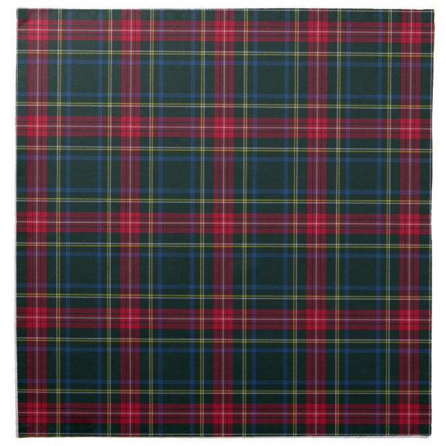 Tartan,plaid,Scottish plaid     Cloth Napkin (Front)