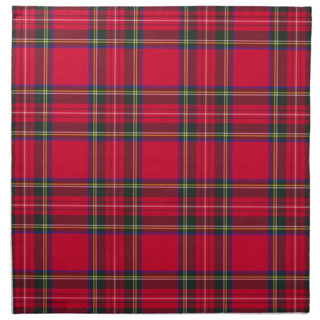 Tartan,plaid,Scottish plaid, Cloth Napkin (Front)