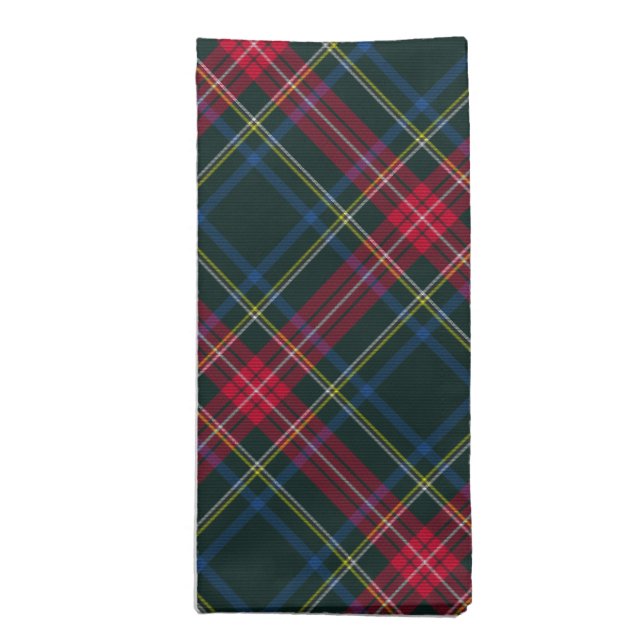 Tartan,plaid,Scottish plaid       Cloth Napkin (Folded)