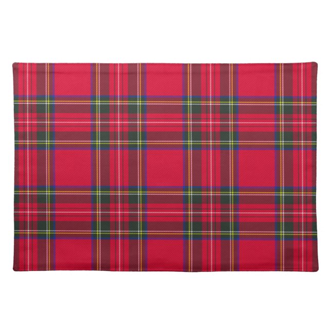 Tartan,plaid,Scottish plaid, Cloth Placemat (Front)
