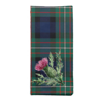 Tartan plaid Thistle Napkin