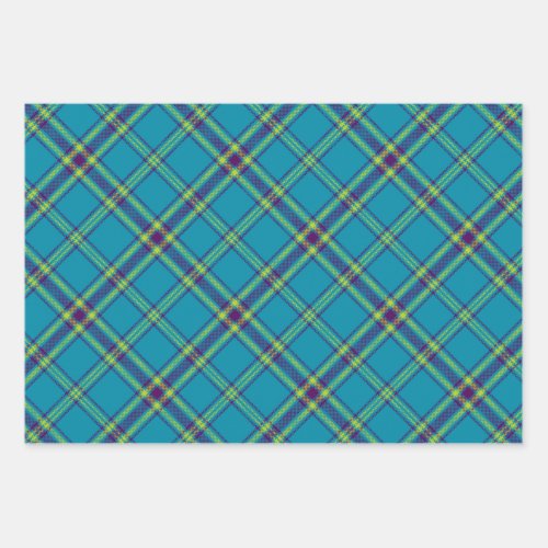 Tartan Plaid Wrapping Paper _ Assorted Colors