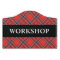 Tartan plaids pattern royal red fabric