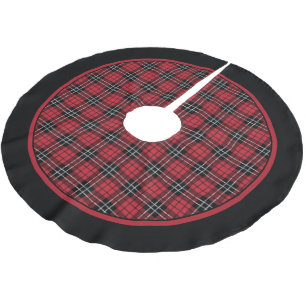 Tartan Red and Black Plaid Tree Skirt