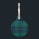 Tartan Round Pet Tag<br><div class="desc">Tartan Round Pet Tag</div>