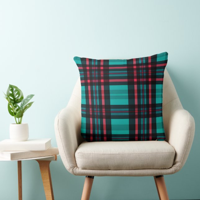 tartan, scottish tartan, pattern,  throw pillow (Chair)