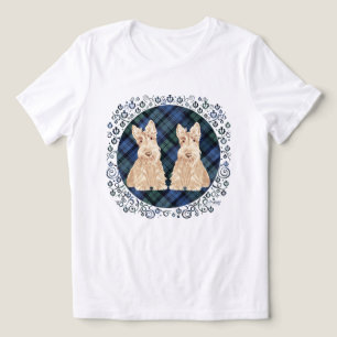 Tartan Scottish Terrier Tri-Blend Shirt