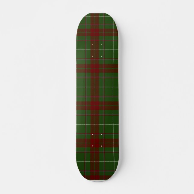 Tartan Skateboard Deck (Front)