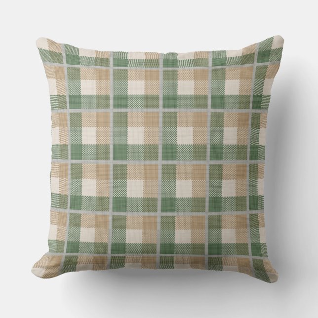 Tartan Throw Pillow (Front)
