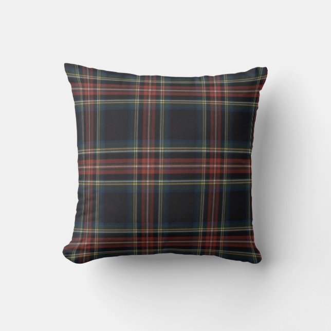 Tartan Throw Pillow 16" x 16" (Front)