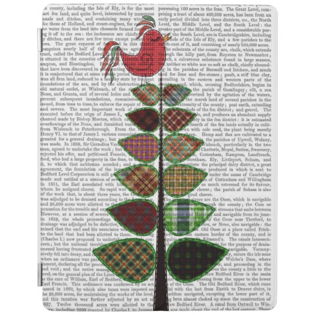 Tartan Tree Illustration iPad Air Cover (Front)